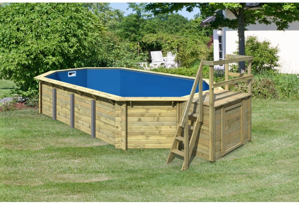 Holzpool Modell 5 A 38 mm SPARSET Terrasse Zubehöre