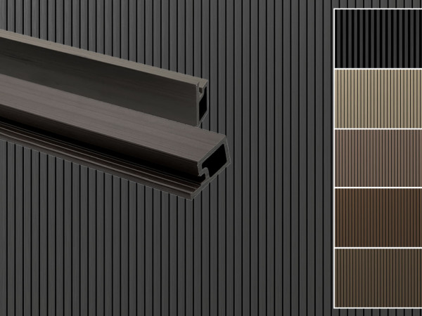 WPC Anfangsprofil co-extrudiert