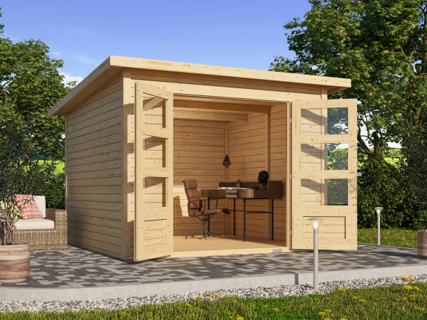 Gartenhaus Stockach 4 19 mm naturbelassen