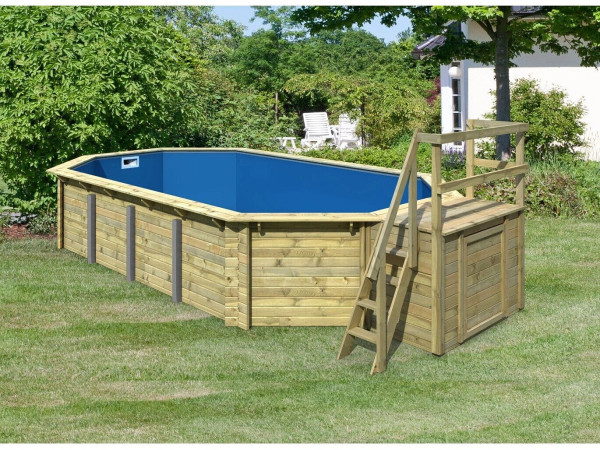 Holzpool Modell 5 A 38 mm SPARSET Terrasse Zubehöre