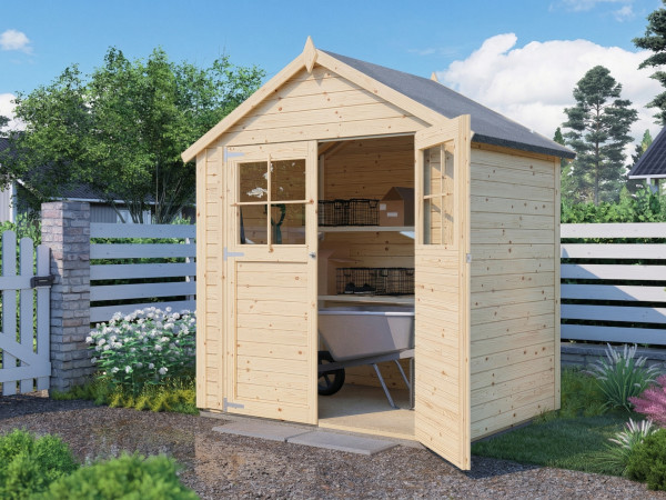 Gartenhaus Osterfeld 1 19 mm natur