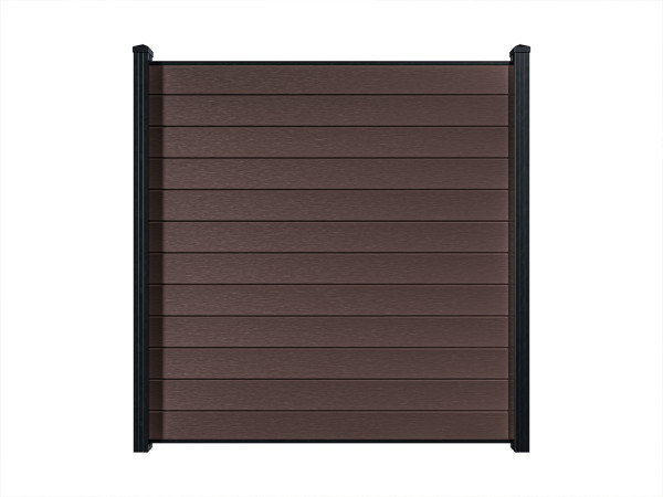 Bohlenset Premium für WPC-Steckzaunsystem Red Wood