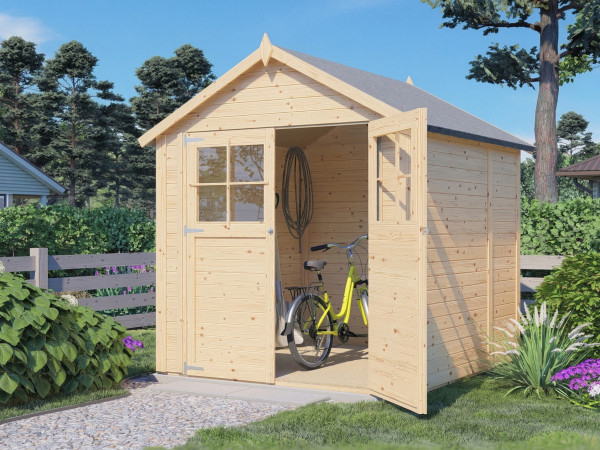 Gartenhaus Osterfeld 2 19 mm natur