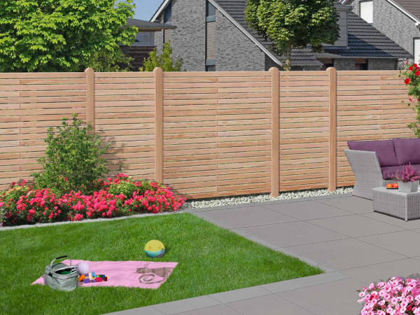 Sichtschutzzaun Rhombus Lärche