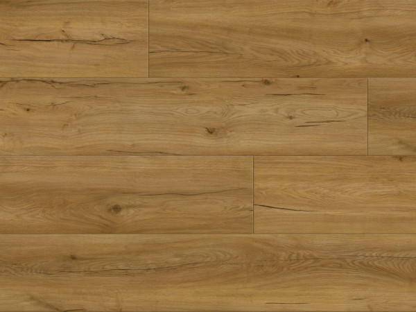Vinylboden Premium Klickvinyl Eiche Gold Landhausdiele