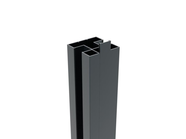 WPC Boston Alu H Pfosten 75x75mm L-190cm