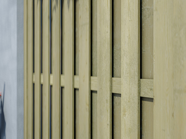 Sichtschutzzaun Pinus Kiefer kesseldruckimprägniert