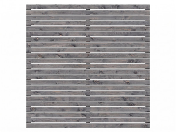 Rhombuszaun DIY-Bausatz Kiefer KDI grau