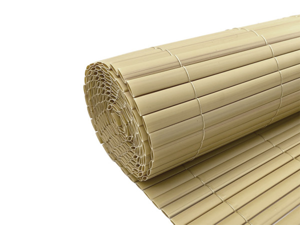 PVC-Sichtschutzzaun / Sichtschutzmatte Beige Rolle 1500 x 180 cm