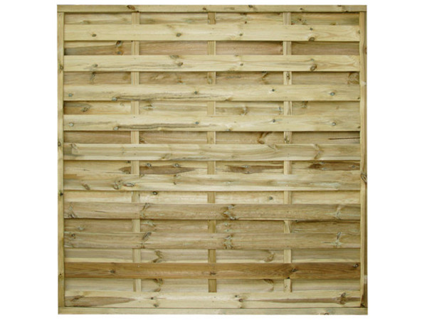 Sichtschutzzaun Dichtzaun Kiefer KDI grün lasiert