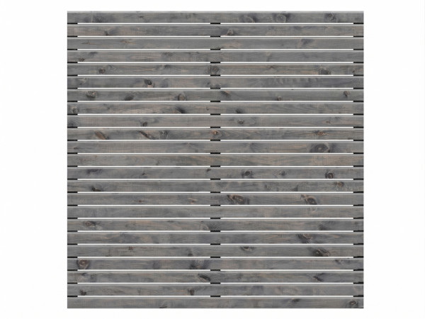 Sichtschutzzaun Rhombus Kiefer KDI grau