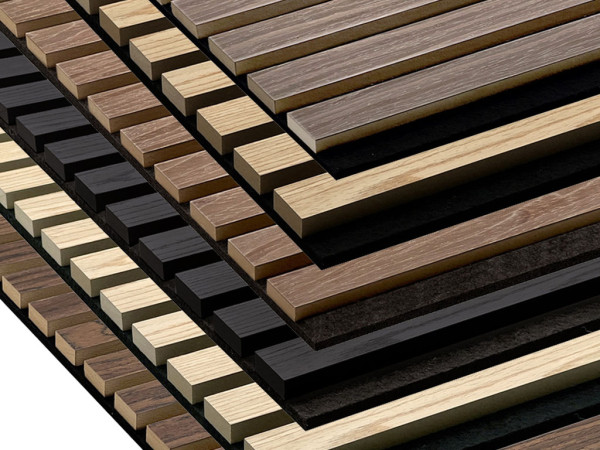 Akustikpaneele Dekor-Wandpaneele Quadrado geölt Verschiedene Dekore