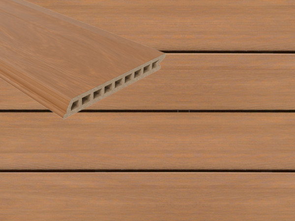 WPC-Fassadenverkleidung Sonne Braun