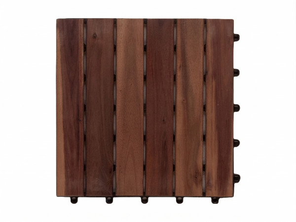 Terrassenfliese Akazie dunkel geölt