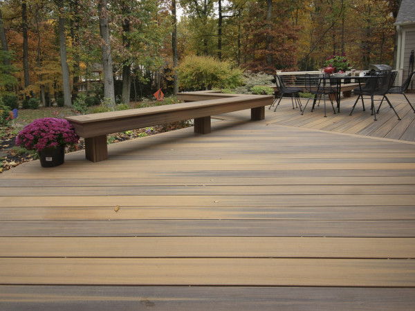 Terrassendiele WPC Horizon Ipé Massivprofil