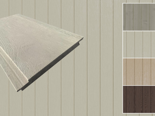 ArmorBoard Fassadenprofil Snow Co-extrudierte Holzstruktur-Oberfläche