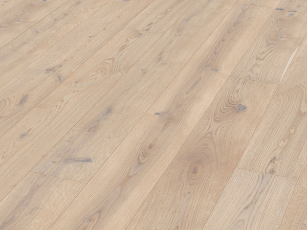 Parkett PD 400 Eiche authentic cremeweiß 9017 Landhausdiele Gebürstet