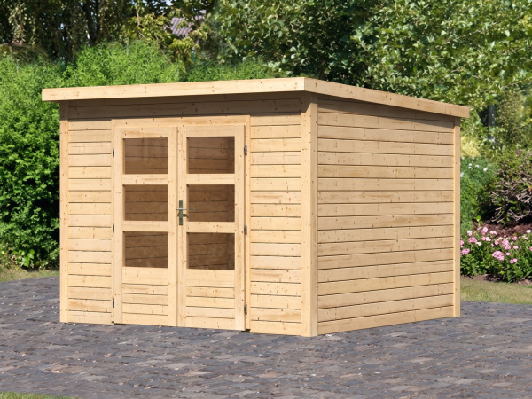 Gartenhaus Wacken 6 28 mm natur