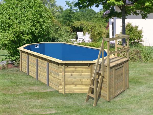 Holzpool Modell 5 A 38 mm SPARSET Terrasse Zubehöre