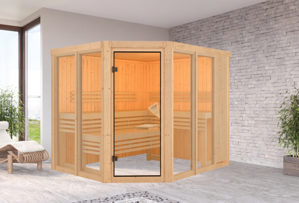 Elementsauna Premiumsauna 68 mm Nuri