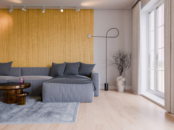 Wandverkleidung Bambus UV-lackierte Oberfläche