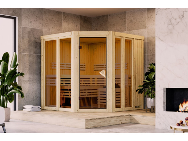 Sauna Airi SET mit Ofen 9 kW, integrierter Steuerung