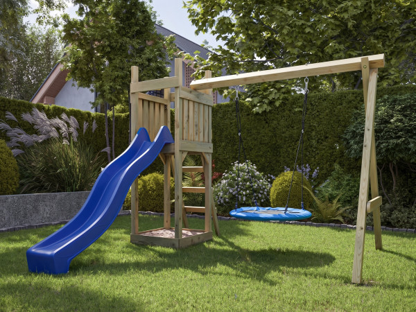 Abb. zeigt Spielturm inkl. Teleskop (nicht im Lieferumfang enthalten)