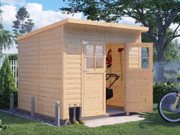 Gartenhaus Lenn 4 19 mm natur