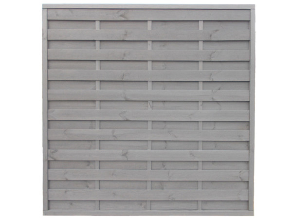 Sichtschutzzaun Kiefer Bretagne Grau