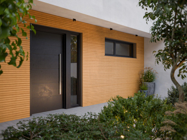 Fassadenverkleidung Bambus für Innen- und Außenbereich – mit WOCA-Öl behandelt