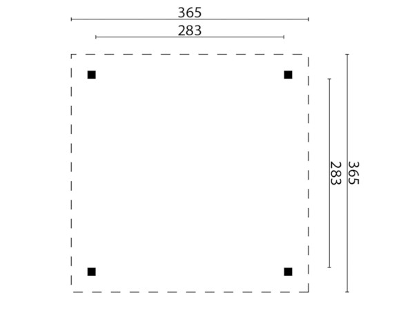 Pavillon Gartenlaube Modern Kreta Douglasie