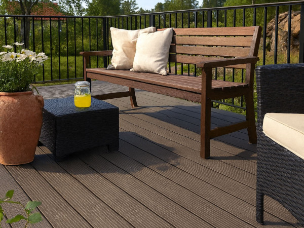 WPC Terrassendiele Symmetry Graphite