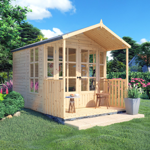 Gartenhaus Hanley 19 mm natur