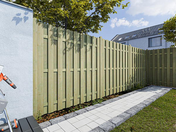 Sichtschutzzaun Pinus Kiefer kesseldruckimprägniert