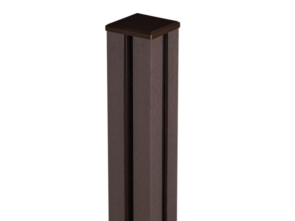 Pfosten BPC Solid Nero Braun
