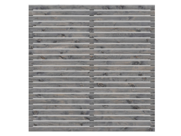 Sichtschutzzaun Rhombus Kiefer KDI grau