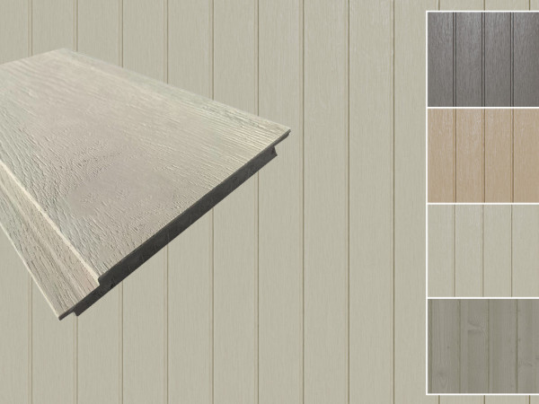 ArmorBoard Fassadenprofil Snow Co-extrudierte Holzstruktur-Oberfläche