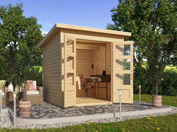 Gartenhaus Stockach 4 19 mm naturbelassen