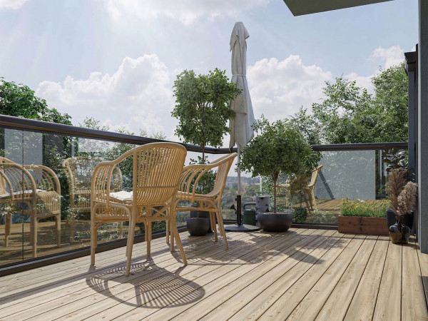 Terrassendiele Kiefer KDI